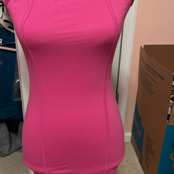 Hot Pink Corset Lined Dress 💕 - Picture 3 of 6